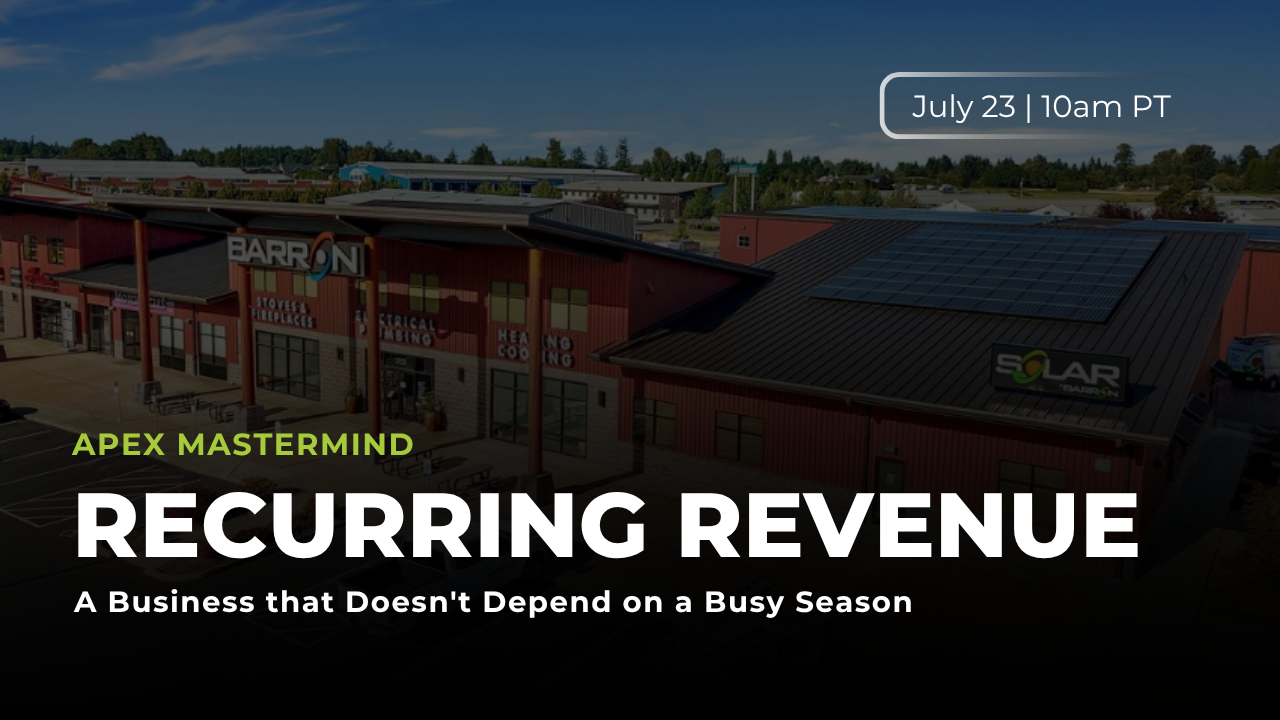 APEX Mastermind | Recurring Revenue | July 23 at 10am PT